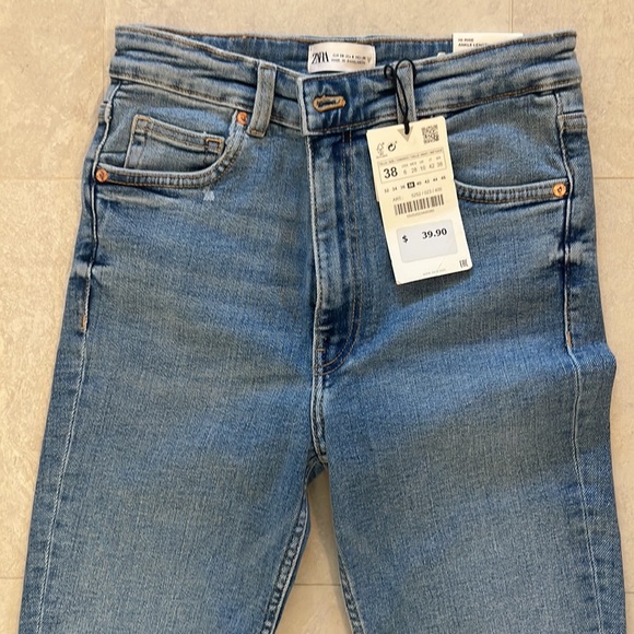 Zara Vintage Skinny Jeans Size 6 - Picture 2 of 6